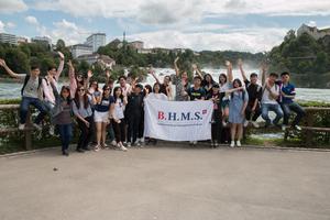 The Rhein Falls - B.H.M.S. Students visit Switzerland